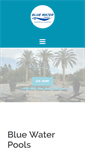 Mobile Screenshot of blue-waterpools.com